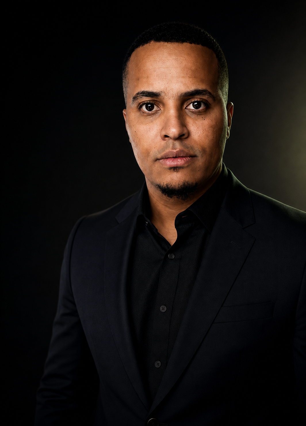 Frank Hernandez in a dark suit